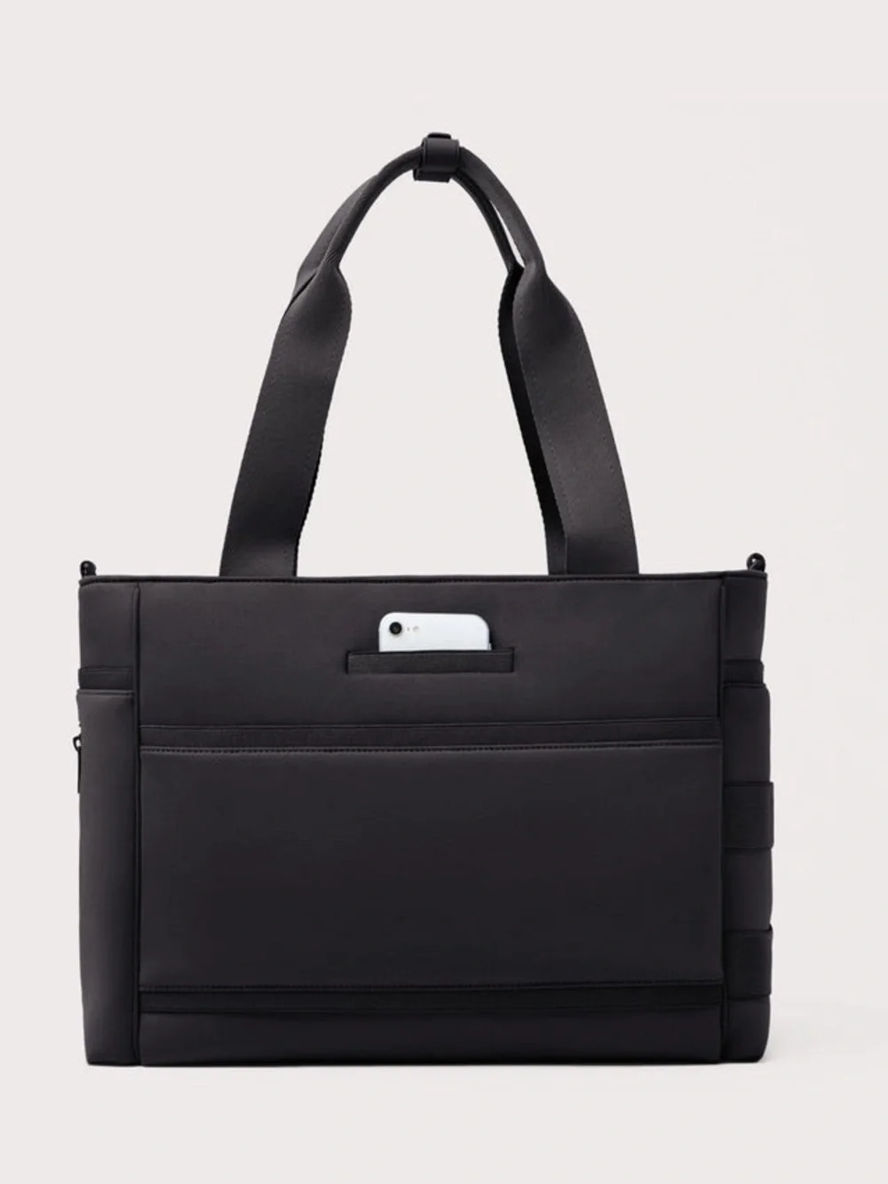 Dagne Dover Onyx Black Neoprene Diaper Tote